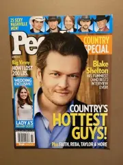 People Country Special Magazine Hottest Guys Blake Shelton Hillary Scott Wedding
