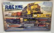 Bachmann Rail King Santa Fe EMD GP40 HO Scale Electric Train Set - NEW SEALED