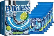 Sink Drain Cleaner Powder - Kitchen Drain Unblocker | Clogless Sink Drain Powder, Sink Drain Cleaner Kitchen Toilet Pipeline Dredge Agent For Clogged Sink & Slow Drains