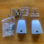 Desk Partition Support Brackets - Privacy Screen Divider Brackets One Pair