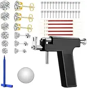 [TUYAREN] Ear Piercing Gun Kit Tools Set with iodophor swab,Stainless Steel Body Ear Piercing Tool,Ear Nose Navel Piercing Machines with Ear Studs,Safety Pierce Beauty Tool Kit, Salon Home Pearcings set