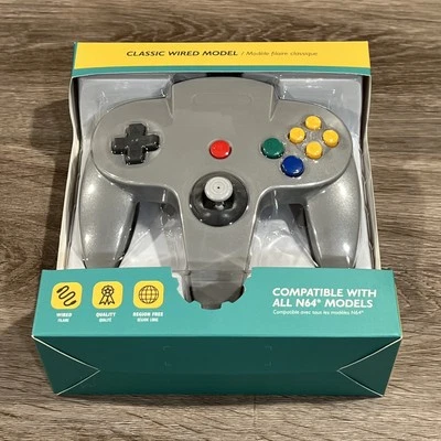 TOMEE Wired Controller - Compatible With N64 - NEW