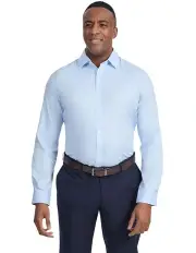 [Johnny Bigg] Coolmax Stretch Dress Shirt in Light Blue