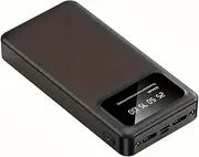 Power Bank 30000 mAh, PD22.5W Fast Charging Portable Charger with Double Output & Inputs, LED Display, LED Flashlight, High Capacity Mobile Power Supply for Most Phone On The Market-Black