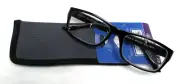 Readers Choice Reading Glasses with Case DAN BLK 53/17-139 +1.25