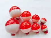 Assorted Bobber Fishing Floats in Different Size Snap-On Float Fishing Tackle