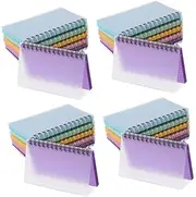 TEHAUX 4sets Flash Cards Index Cards Revision Notepads Small Notebook Study Portable Notepads Office School 5pcs*4