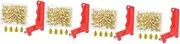 Kisangel Sets Running Spikes Track Shoes Replacement Spikes Steel Plastic Enhance Friction for Track Baseball