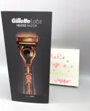 Gillette Labs Heated Laser Shaving Razor 2 Piece Assortment Black New Japan