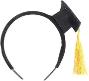 [MUSISALY] Chic Graduation Hair Band Mini Doctoral Headdress Tassel for Parties Special Occasions