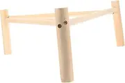 Farm Chicken Rack Chicken Perch Stand Chicken Roosts and Perches Wood Chicken Bird Playground Chicken Coop Wood Perch Play Stand Chicken for Coop Pet Supplies