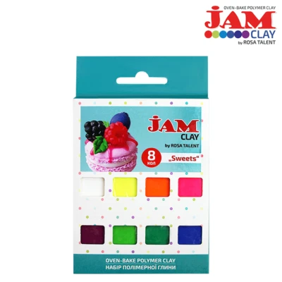 Rosa Talent Sweets - Polymer Clay Set. 8*0.04 lb. Jam Clay.