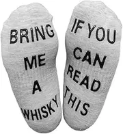 [Himozoo] If You Can Read This Bring Me Beer Whisky Socks Luxury Cotton Novelty Socks - Perfect Gag Gift or Funny Birthday Present Idea…