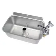 10" Ice Cream Dipper Well w/ Faucet - Commercial Soda Fountain Sink