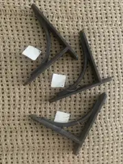 3 Antique Style Shelf Brackets Braces Wall Bracket Cast Iron Corbels Plant Hook