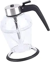 Honey Jar, Honey Dispenser Honey Pot 200ml Transparent Press Type Glass Honey Dipper Handheld Oil Dispenser For Soy Sauce Syrup Honey Oil Vinegar
