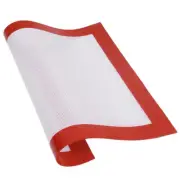 Nonstick Reusable Cake Pan White and Red Baking Mat Professional Grade