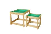 Kids Sandpit Sand and Water Wooden Table with Cover Outdoor Sand Pit Toys