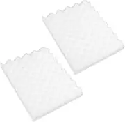 RASTKY Fondant Flower Mat - 2Pcs Waved Fondant Flower Drying Modeling Sponge Pad Tools for Cake Decorating - Mat Accessories