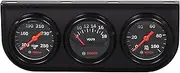 Bosch SP0F000054 Style Line 2" Triple Gauge Kit (Black Dial Face, Black Bezel)