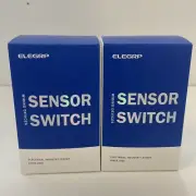 NEW 2x ELEGRP Occupancy Sensor Light Switch Passive Infrared Motion Activated