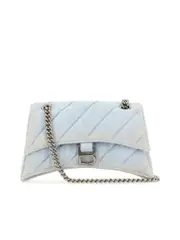Balenciaga Denim Crush S Shoulder Bag