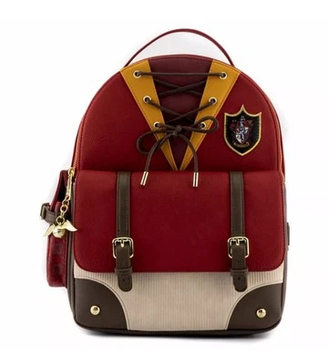 Loungefly Harry Potter Gryffindor Quidditch Mini Backpack