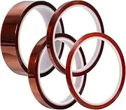 iplusmile 4 Rolls High Temp Tape Heat Resistant Silicone Masking Tape Acid Oil Solvent Proof for Automotive
