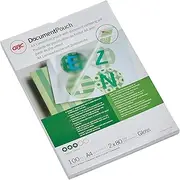 Gbc IB585036 BL80MA4 A4 80 Micron Pouches 100Pk,White