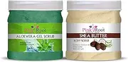 Aloevera Scrub 500ml with Shea Butter Scrub 500ml