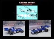 1/32 Scale Decals for F1 Tyrrell 006 - 2 Versions