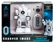 SHARPER IMAGE WIRELESS R/C BATTLE SPACEBOT,ROBOT,360° SPIN ACTION,AGES 6+,NEW