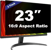 Pozlle [2 Pack] 23 Inch Computer Privacy Screen Shield for 16:9 Widescreen Desktop Monitor - Anti-Glare Blue Light Privacy Filters and Anti Spy Privacy Screen Protector Film