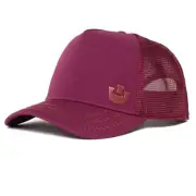 Goorin Bros. Gateway Blank Trucker Snapback Hat One Size Maroon