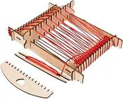 Weaving Kit,Compact Knitting Kit - Educational Wooden Interactive Creative Learning Toy for Kids Crochet Hand-Knitting Crafts Children Projects Adults