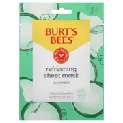 Refreshing Sheet Mask - Cucumber by Burts Bees for Unisex - 1 Pc Mask