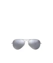 Ray-Ban Aviator Mirror Polarised Sunglasses 58 Gray