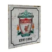 Liverpool FC Retro Logo Sign