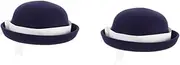 [WRITWAA] College Wet Hat Hats Hats Girl Beach Hat Beret Sun Cap Summer Hat Sun Hat for Hat for Sun Hat Polyester Navy