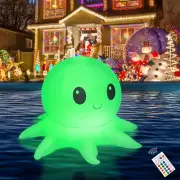 Solar Pool Lights, Inflatable Lights Remote Control, Octopus Floating Pool Ligh