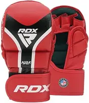 Shooter Aura Plus T-17 Grappling Gloves, Red/Black, Medium