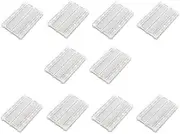 10pcs mini bread board with 400 holes 83 x 55 mm (white)