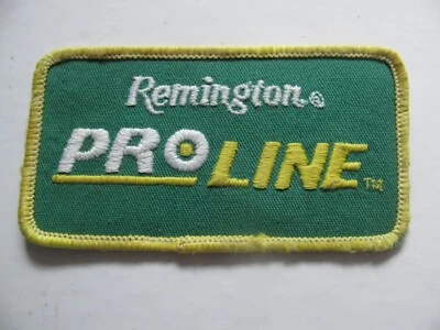 REMINGTON PROLINE PRO LINE FISHING HUNTING 3" IRON ON PATCH EMBROIDERED NEW