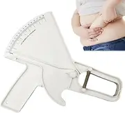 Skin Fat Measure | 0-88mm Body Skinfold Caliper | Professional Handheld Accurate Portable Fat Tape Double Spring Measure Tool for Monitoring BMI