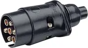 82181BL Narva 7 Pin Large Round Plastic Trailer Plug - Trailer Connector | Wire