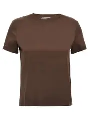 [Max Mara] Max Mara-Nerina T Shirt Marrone-Donna M