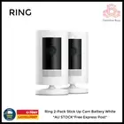 Ring Stick Up Cam Battery White 2-Pack * AU Stock * Express Post *
