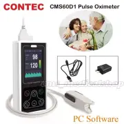 CONTEC CMS60D1 Pulse Oximeter Handheld Spo2 PR Clolor Screen Alarm PC Software