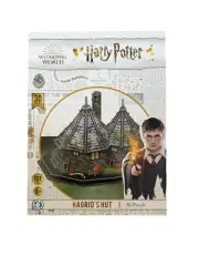 Harry Potter Hagrid's Hut 3D Puzzle Paper Model Kit 101 Pcs. Ages 8 & Up New