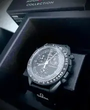 OMEGA X SWATCH SpeedMaster MoonSwatch MISSION TO MOONPHASE-NEW MOON AUTHENTIC!